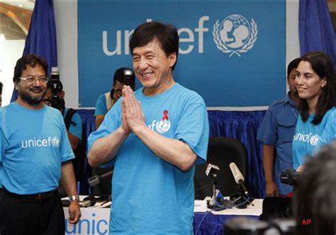 UNICEF Goodwill Ambassador Jackie Chan in Myanmar: .